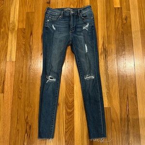Blue, distressed JUSTUSA jeans